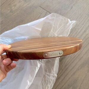 New! All-Clad Acacia Wood Trivet 10.25”